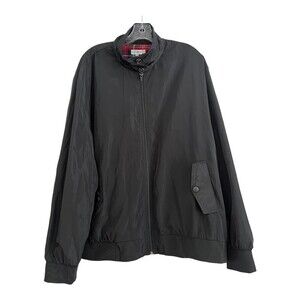 Hotouch Man Jacket Size XXL Windbreaker Black Full Zipper